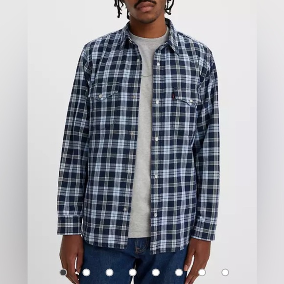 NWT - Levi’s Premium Men’s Relaxed Fit Western Shirt - Size XXL - Picture 3 of 14